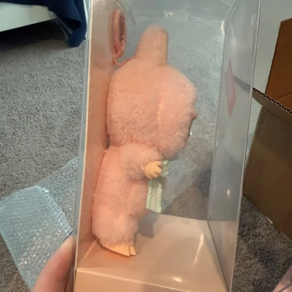 Pop mart Labubu The Monsters Mokoko Close to Sweet plush pendant Authentic - Picture 5 of 6